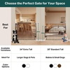 image:imageCumbor 29243 Standard Baby Gate for Stairs Black amp 34 Extra Tall Dog Gate Black