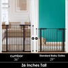 image:imageCumbor 3046 Baby Gate for Stairs AutoClose Dog Gate Indoor Moms Choice Awards WinnerEasy Install Pressure Mounted Pet Gates for Doorways Dual Lock Safety Proofing for Babies amp Pets Cool GrayBlack