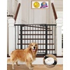 image:imageCumbor 3046 Baby Gate for Stairs AutoClose Dog Gate Indoor Moms Choice Awards WinnerEasy Install Pressure Mounted Pet Gates for Doorways Dual Lock Safety Proofing for Babies amp Pets Cool GrayBlack