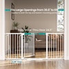image:imageCumbor 3046 Baby Gate for Stairs AutoClose Dog Gate Indoor Moms Choice Awards WinnerEasy Install Pressure Mounted Pet Gates for Doorways Dual Lock Safety Proofing for Babies amp Pets Cool GrayWhite