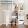 image:imageCumbor 3046 Baby Gate for Stairs AutoClose Dog Gate Indoor Moms Choice Awards WinnerEasy Install Pressure Mounted Pet Gates for Doorways Dual Lock Safety Proofing for Babies amp Pets Cool GrayWhite