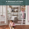 image:imageCumbor 3046 Baby Gate for Stairs AutoClose Dog Gate Indoor Moms Choice Awards WinnerEasy Install Pressure Mounted Pet Gates for Doorways Dual Lock Safety Proofing for Babies amp Pets Cool GrayWhite