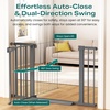 image:imageCumbor 3046 Baby Gate for Stairs AutoClose Dog Gate Indoor Moms Choice Awards WinnerEasy Install Pressure Mounted Pet Gates for Doorways Dual Lock Safety Proofing for Babies amp Pets Cool GrayCool Gray
