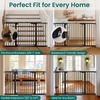 image:imageCumbor 3046 Baby Gate for Stairs AutoClose Dog Gate Indoor Moms Choice Awards WinnerEasy Install Pressure Mounted Pet Gates for Doorways Dual Lock Safety Proofing for Babies amp Pets Cool GrayBlack