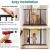 image:imageCumbor 3046 Baby Gate for Stairs AutoClose Dog Gate Indoor Moms Choice Awards WinnerEasy Install Pressure Mounted Pet Gates for Doorways Dual Lock Safety Proofing for Babies amp Pets Cool GrayBlack