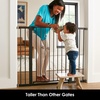 image:imageCumbor 3046 Baby Gate for Stairs AutoClose Dog Gate Indoor Moms Choice Awards WinnerEasy Install Pressure Mounted Pet Gates for Doorways Dual Lock Safety Proofing for Babies amp Pets Cool GrayBlack