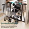 image:imageCumbor 3046 Baby Gate for Stairs AutoClose Dog Gate Indoor Moms Choice Awards WinnerEasy Install Pressure Mounted Pet Gates for Doorways Dual Lock Safety Proofing for Babies amp Pets Cool GrayBlack