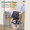 image:imageCumbor 3046 Baby Gate for Stairs AutoClose Dog Gate Indoor Moms Choice Awards WinnerEasy Install Pressure Mounted Pet Gates for Doorways Dual Lock Safety Proofing for Babies amp Pets Cool GrayGray