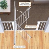 image:imageCumbor 3046 Baby Gate for Stairs AutoClose Dog Gate Indoor Moms Choice Awards WinnerEasy Install Pressure Mounted Pet Gates for Doorways Dual Lock Safety Proofing for Babies amp Pets Cool GrayWhite