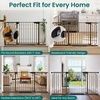 image:imageCumbor 3046 Baby Gate for Stairs AutoClose Dog Gate Indoor Moms Choice Awards WinnerEasy Install Pressure Mounted Pet Gates for Doorways Dual Lock Safety Proofing for Babies amp Pets Cool GrayBrown