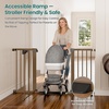 image:imageCumbor 3046 Baby Gate for Stairs AutoClose Dog Gate Indoor Moms Choice Awards WinnerEasy Install Pressure Mounted Pet Gates for Doorways Dual Lock Safety Proofing for Babies amp Pets Cool GrayBrown