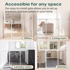 image:imageCumbor 3046 Baby Gate for Stairs AutoClose Dog Gate Indoor Moms Choice Awards WinnerEasy Install Pressure Mounted Pet Gates for Doorways Dual Lock Safety Proofing for Babies amp Pets Cool GrayWhite