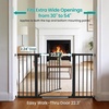 image:imageCumbor 3046 Baby Gate for Stairs AutoClose Dog Gate Indoor Moms Choice Awards WinnerEasy Install Pressure Mounted Pet Gates for Doorways Dual Lock Safety Proofing for Babies amp Pets Cool GrayBlack