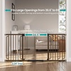image:imageCumbor 3046 Baby Gate for Stairs AutoClose Dog Gate Indoor Moms Choice Awards WinnerEasy Install Pressure Mounted Pet Gates for Doorways Dual Lock Safety Proofing for Babies amp Pets Cool GrayBrown
