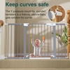 image:imageCumbor 3046 Baby Gate for Stairs AutoClose Dog Gate Indoor Moms Choice Awards WinnerEasy Install Pressure Mounted Pet Gates for Doorways Dual Lock Safety Proofing for Babies amp Pets Cool GrayGray