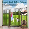 image:imageCumbor 3046 Baby Gate for Stairs AutoClose Dog Gate Indoor Moms Choice Awards WinnerEasy Install Pressure Mounted Pet Gates for Doorways Dual Lock Safety Proofing for Babies amp Pets Cool GrayBrown