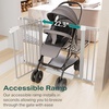 image:imageCumbor 3046 Baby Gate for Stairs AutoClose Dog Gate Indoor Moms Choice Awards WinnerEasy Install Pressure Mounted Pet Gates for Doorways Dual Lock Safety Proofing for Babies amp Pets Cool GrayGray