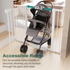 image:imageCumbor 3046 Baby Gate for Stairs AutoClose Dog Gate Indoor Moms Choice Awards WinnerEasy Install Pressure Mounted Pet Gates for Doorways Dual Lock Safety Proofing for Babies amp Pets Cool GrayWhite