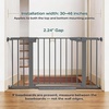image:imageCumbor 3046 Baby Gate for Stairs AutoClose Dog Gate Indoor Moms Choice Awards WinnerEasy Install Pressure Mounted Pet Gates for Doorways Dual Lock Safety Proofing for Babies amp Pets Cool GrayCool Gray