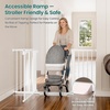 image:imageCumbor 3046 Baby Gate for Stairs AutoClose Dog Gate Indoor Moms Choice Awards WinnerEasy Install Pressure Mounted Pet Gates for Doorways Dual Lock Safety Proofing for Babies amp Pets Cool GrayWhite