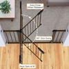 image:imageCumbor 3046 Baby Gate for Stairs AutoClose Dog Gate Indoor Moms Choice Awards WinnerEasy Install Pressure Mounted Pet Gates for Doorways Dual Lock Safety Proofing for Babies amp Pets Cool GrayBrown
