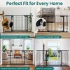 image:imageCumbor 3046 Baby Gate for Stairs AutoClose Dog Gate Indoor Moms Choice Awards WinnerEasy Install Pressure Mounted Pet Gates for Doorways Dual Lock Safety Proofing for Babies amp Pets Cool GrayBlack