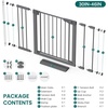 image:imageCumbor 3046 Baby Gate for Stairs AutoClose Dog Gate Indoor Moms Choice Awards WinnerEasy Install Pressure Mounted Pet Gates for Doorways Dual Lock Safety Proofing for Babies amp Pets Cool GrayCool Gray