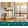 image:imageCumbor 3046 Baby Gate for Stairs AutoClose Dog Gate Indoor Moms Choice Awards WinnerEasy Install Pressure Mounted Pet Gates for Doorways Dual Lock Safety Proofing for Babies amp Pets Cool GrayWhite