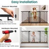 image:imageCumbor 3046 Baby Gate for Stairs AutoClose Dog Gate Indoor Moms Choice Awards WinnerEasy Install Pressure Mounted Pet Gates for Doorways Dual Lock Safety Proofing for Babies amp Pets Cool GrayBlack