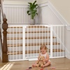 image:imageCumbor 3046 Baby Gate for Stairs AutoClose Dog Gate Indoor Moms Choice Awards WinnerEasy Install Pressure Mounted Pet Gates for Doorways Dual Lock Safety Proofing for Babies amp Pets Cool GrayWhite