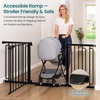 image:imageCumbor 3046 Baby Gate for Stairs AutoClose Dog Gate Indoor Moms Choice Awards WinnerEasy Install Pressure Mounted Pet Gates for Doorways Dual Lock Safety Proofing for Babies amp Pets Cool GrayBlack