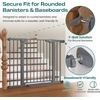 image:imageCumbor 3046 Baby Gate for Stairs AutoClose Dog Gate Indoor Moms Choice Awards WinnerEasy Install Pressure Mounted Pet Gates for Doorways Dual Lock Safety Proofing for Babies amp Pets Cool GrayCool Gray