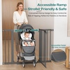 image:imageCumbor 3046 Baby Gate for Stairs AutoClose Dog Gate Indoor Moms Choice Awards WinnerEasy Install Pressure Mounted Pet Gates for Doorways Dual Lock Safety Proofing for Babies amp Pets Cool GrayCool Gray