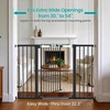 image:imageCumbor 3046 Baby Gate for Stairs AutoClose Dog Gate Indoor Moms Choice Awards WinnerEasy Install Pressure Mounted Pet Gates for Doorways Dual Lock Safety Proofing for Babies amp Pets Cool GrayBlack