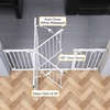 image:imageCumbor 3046 Baby Gate for Stairs AutoClose Dog Gate Indoor Moms Choice Awards WinnerEasy Install Pressure Mounted Pet Gates for Doorways Dual Lock Safety Proofing for Babies amp Pets Cool GrayWhite