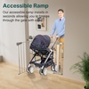 image:imageCumbor 3048 Baby Gate for Stairs and Doorways Moms Choice Award Winner Pressure Mounted Dog Gate Indoor with SelfClosing Walk Through Door Easy Install DoubleLock Design Cool GraySilver
