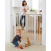 image:imageCumbor 3048 Baby Gate for Stairs and Doorways Moms Choice Award Winner Pressure Mounted Dog Gate Indoor with SelfClosing Walk Through Door Easy Install DoubleLock Design Cool GrayWhite