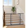 image:imageCumbor 3048 Baby Gate for Stairs and Doorways Moms Choice Award Winner Pressure Mounted Dog Gate Indoor with SelfClosing Walk Through Door Easy Install DoubleLock Design Cool GrayCool Gray