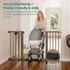 image:imageCumbor 3Pack Baby amp Dog Gates Bundle 2Pack 29746 amp 1Pack 3054 Wide Safety Gates for Stairs Doorways Hallways Dual Lock Auto Close Easy Install Pet Gate Brown