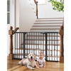 image:imageCumbor 3046 Baby Gate for Stairs AutoClose Dog Gate Indoor Moms Choice Awards WinnerEasy Install Pressure Mounted Pet Gates for Doorways Dual Lock Safety Proofing for Babies amp Pets Cool GrayBlack