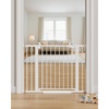 image:imageCumbor 3048 Baby Gate for Stairs and Doorways Moms Choice Award Winner Pressure Mounted Dog Gate Indoor with SelfClosing Walk Through Door Easy Install DoubleLock Design Cool GrayWhite