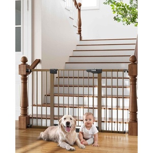 image:imageCumbor 3046 Baby Gate for Stairs AutoClose Dog Gate Indoor Moms Choice Awards WinnerEasy Install Pressure Mounted Pet Gates for Doorways Dual Lock Safety Proofing for Babies amp Pets Cool GrayBrown